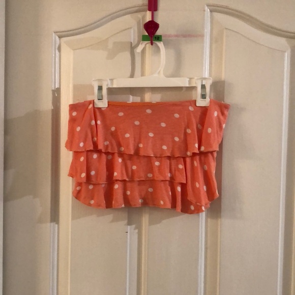 Charlotte Russe Tops - Charlotte Russe Ruffled Tube Top